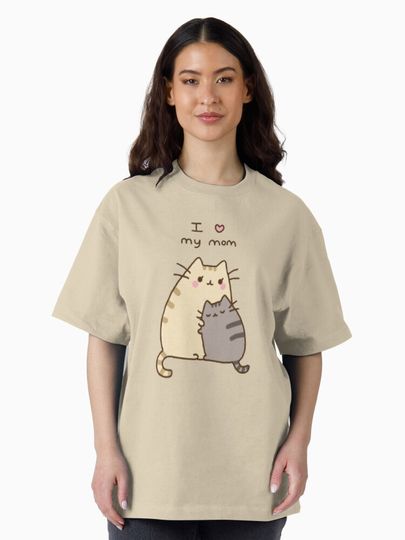 Cute Cat Oversized T-Shirt for Women