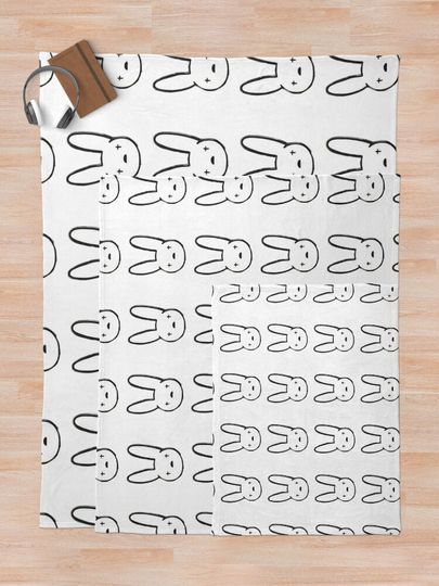 Bad Bunny Soft Throw Blanket, Comfortable Blanket for Men, Women, Kids, Trending Tour Merch