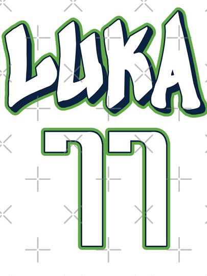 Luka Doncic 77 City Jersey Baby One-Piece