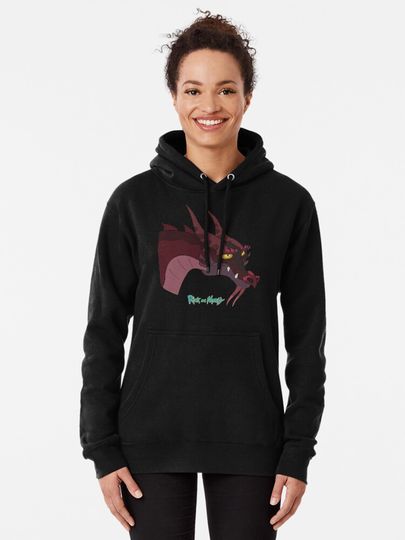 Rick and Rickandmorty - Dragon Pullover Hoodie