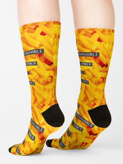 The Macaroni and Cheese Prayer Socks