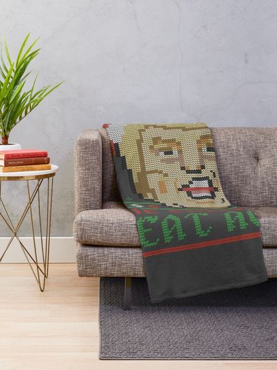 Make Christmas Great Again Trump Gift Throw Blanket