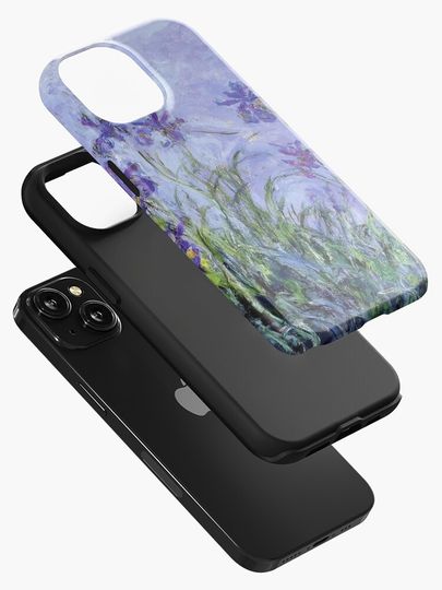 Claude Monet : Lilac Irises 1914 iPhone Case