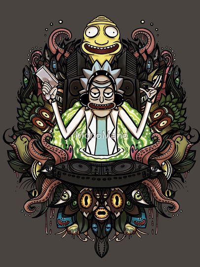 DJ Rick - Rick and Rickandmorty (TM) Classic T-Shirt