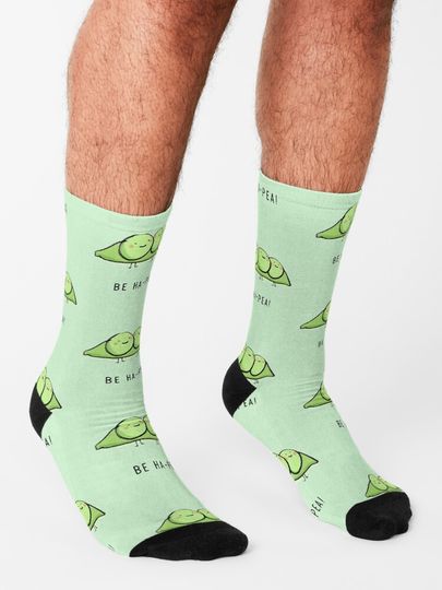 Be Ha-Pea!  Socks