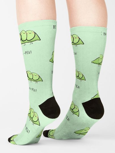 Be Ha-Pea!  Socks
