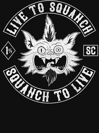 Squanch Club, one color Lightweight Sweatshirt