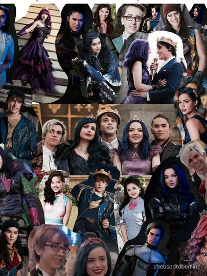 Descendants Collage Mini Skirt