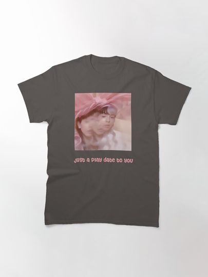 Play Date Classic T-Shirt, Funny Art Cotton Short Sleeve T-shirt, Melanie Martinez Music Inspired Men Clothing for Fan, T-shirt for Music Lover