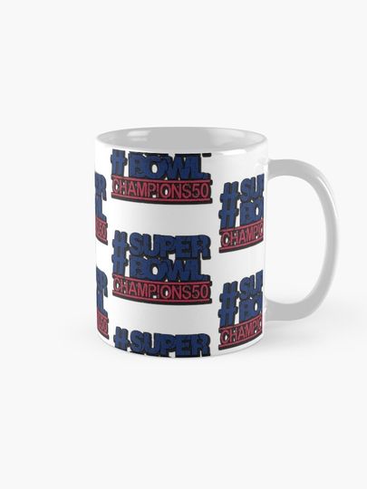 #super bowl champions50. Coffee Mug