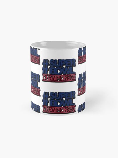 #super bowl champions50. Coffee Mug