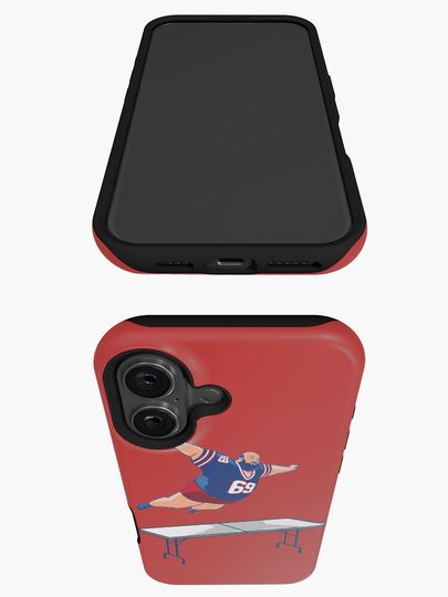 Bills Mafia Buffalo Bills Superfan table dive Design iPhone Case