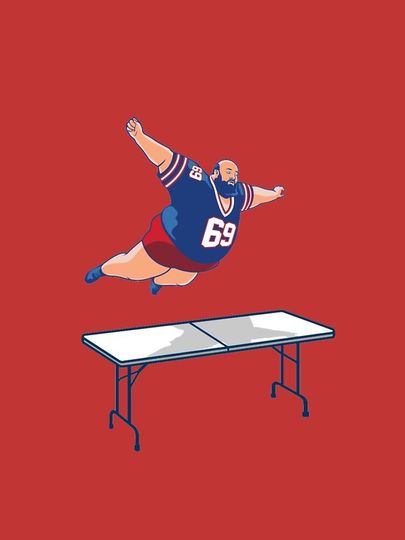 Bills Mafia Buffalo Bills Superfan table dive Design iPhone Case