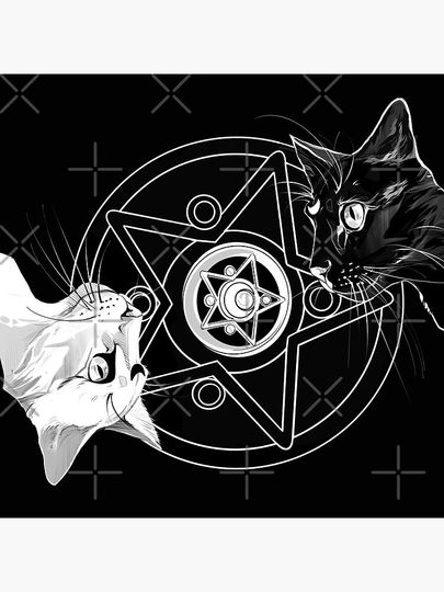 Gothic Cats  Pillow