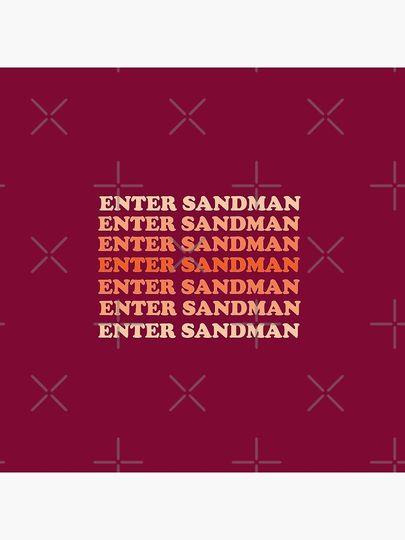 Enter Sandman Ombre  Pin Button