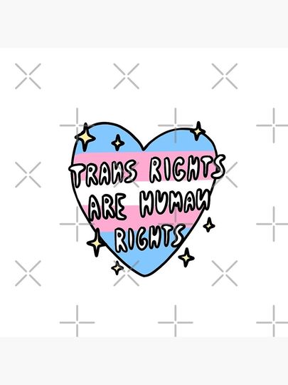 trans rights are human rights Pin