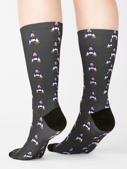 Letter A Aladdin Socks