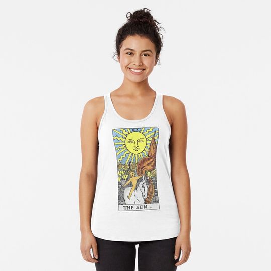 The Sun Tarot Racerback Tank Top