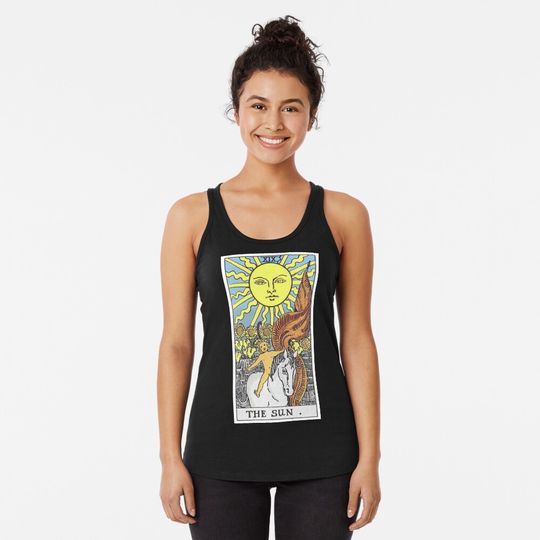 The Sun Tarot Racerback Tank Top