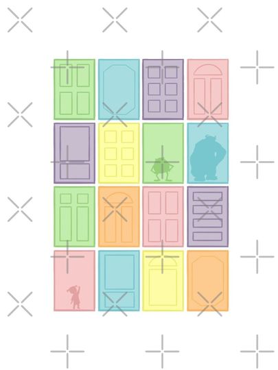 monsters, inc. doors iPhone Case