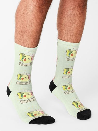 Crazy Bird Lady Socks