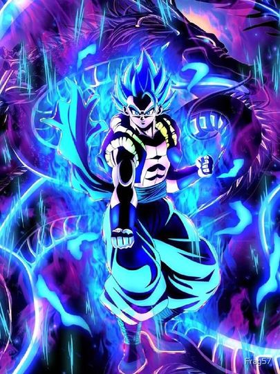 Gogeta blue iPhone Case