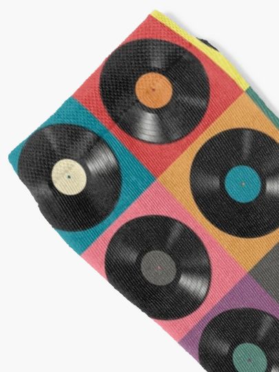 Vinyl Record Socks