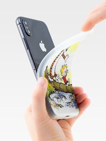 calvin and hobbes iPhone Case