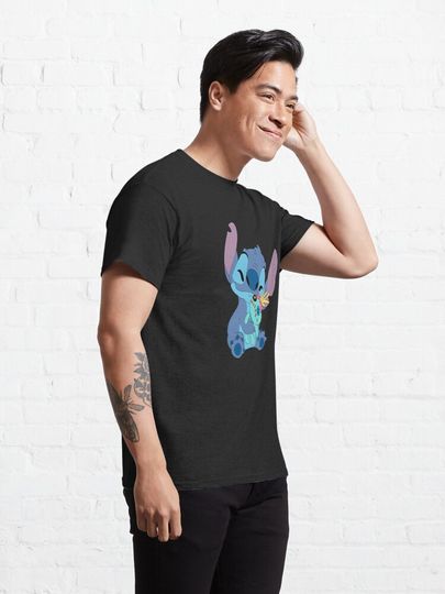 Cute Stitch Classic T-Shirt, Disney Lilo Stitch Shirt