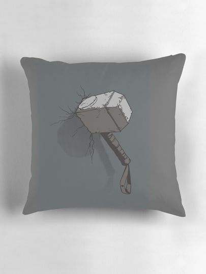 Thor Hammer  Pillow