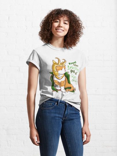 Kneel Before Lokitty! (chibi version) Classic T-Shirt