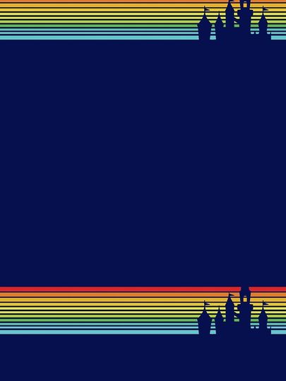 Retro Castle Stripes Leggings