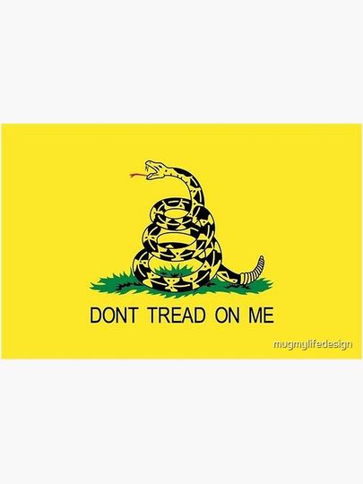 Don't Tread on Me Flag  Metal Print
