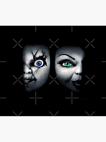 Bride of Chucky Throw Blanket