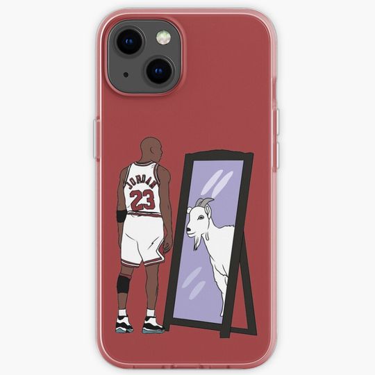 Michael Jordan Mirror GOAT iPhone Case