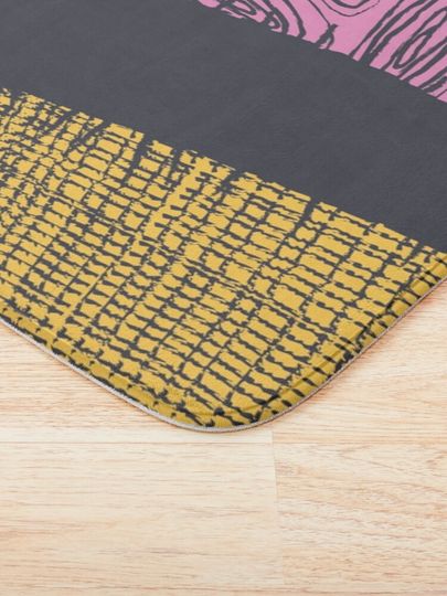Nightmare Sewn Pattern Bath Mat