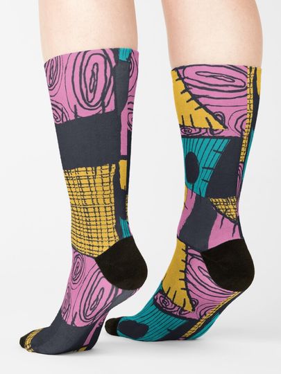 Nightmare Sewn Pattern Socks