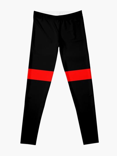 Thin red line Leggings, women leggings