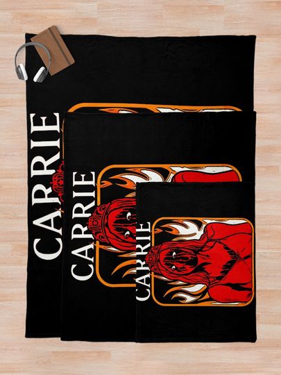 Carrie Movie Stephen King Throw Blanket