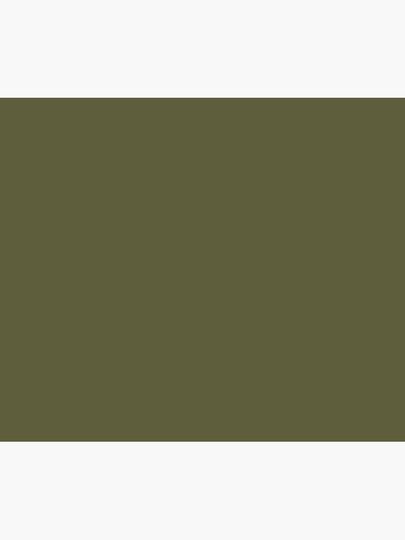 Plain Olive Green Shower Curtain