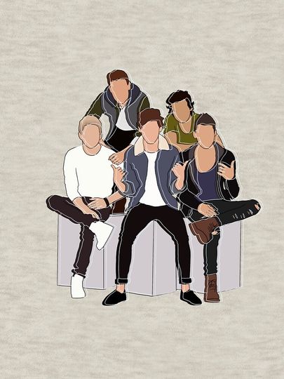 One Direction Pullover Sweatshirt