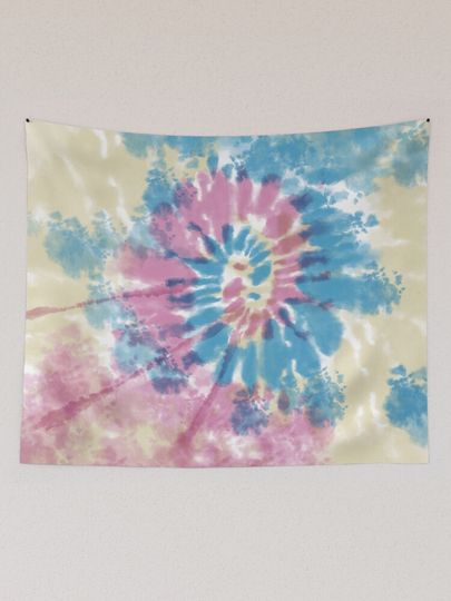 Spiral Surf Tapestry, Retro Tapestry, Back to School Gift Idea, For Decoration, Home and Living