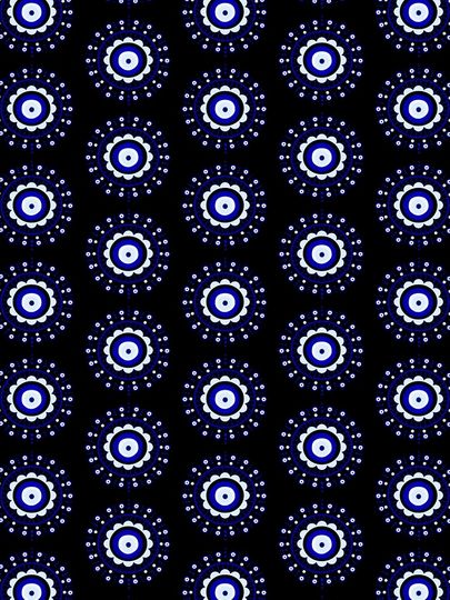 Evil Eye Flower Burst Leggings