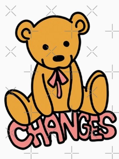 Changes bear Pullover Hoodie, Justin Bieber 90s Vintage Hoodie