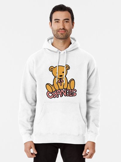 Changes bear Pullover Hoodie, Justin Bieber 90s Vintage Hoodie
