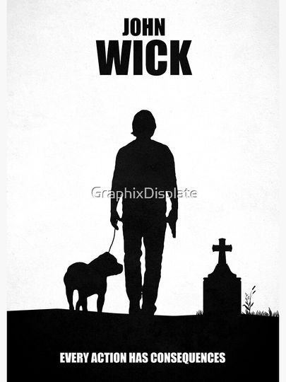 John Wick - Minimal Movie Poster - MMPG - Graphix Premium Matte Vertical Poster