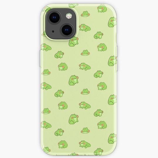 Happy little frogs iPhone Case