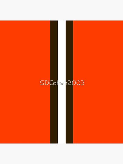 Cleveland Browns Stripe Mask Pillow