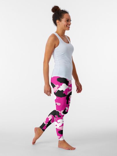 Pink Camo Leggings