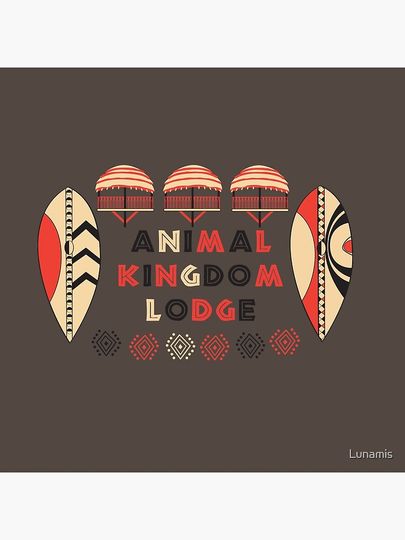 Animal Kingdom Lodge Pillow